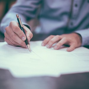 Подписание векселя