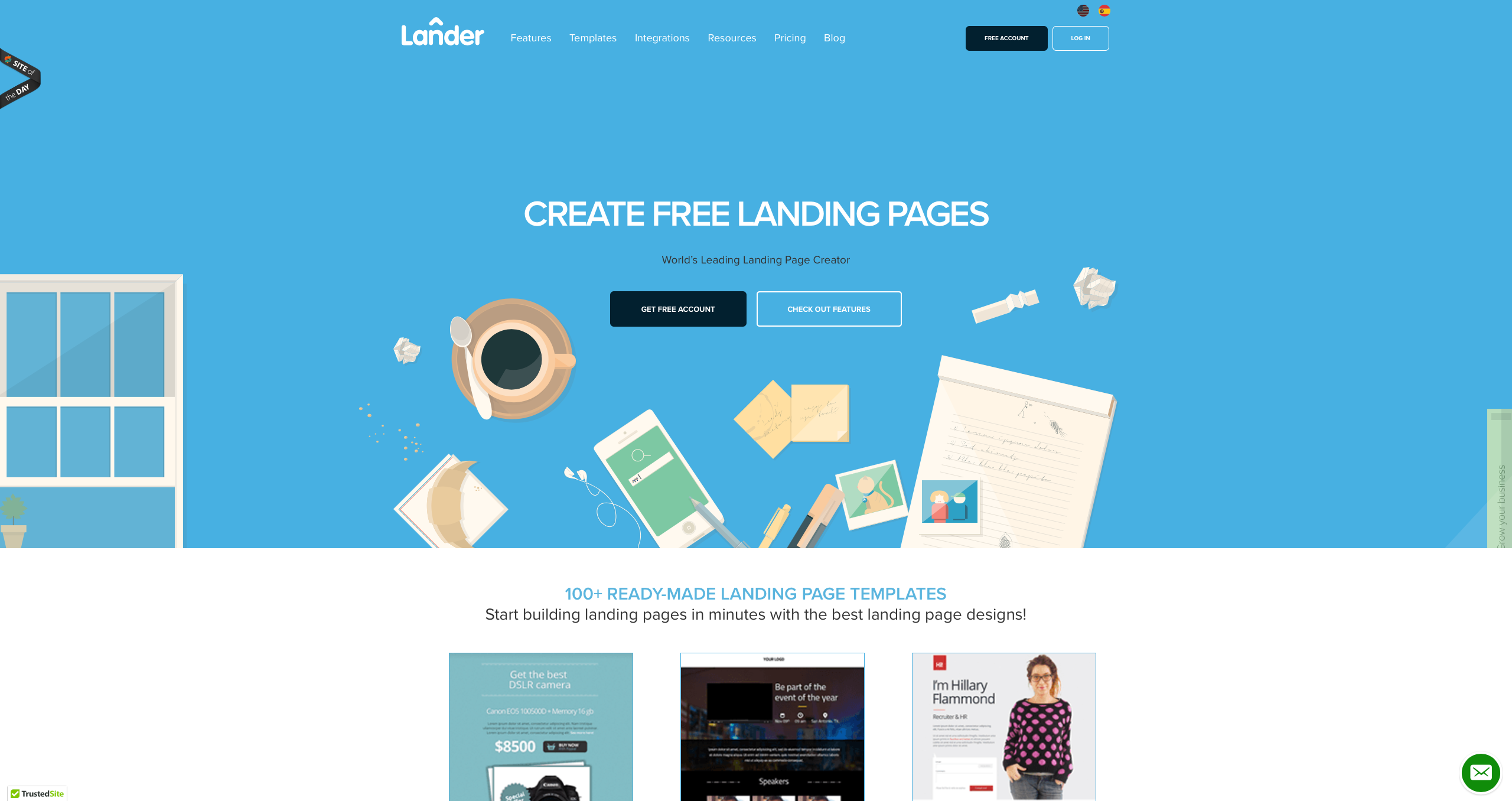 LanderApp landing page builder